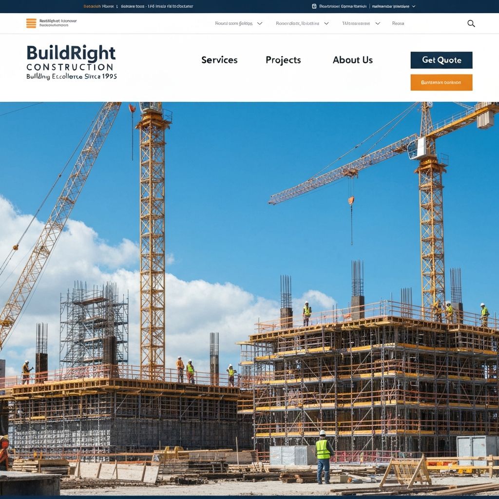 Construction Company Site